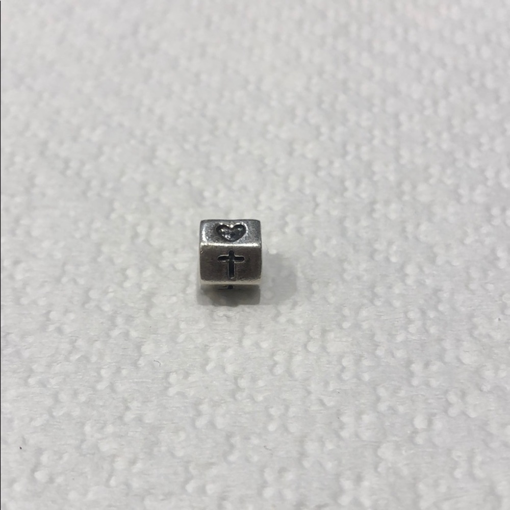 Pandora anchor heart cross charm